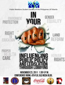 Influencing Public Policy and Legislation through Lobbying